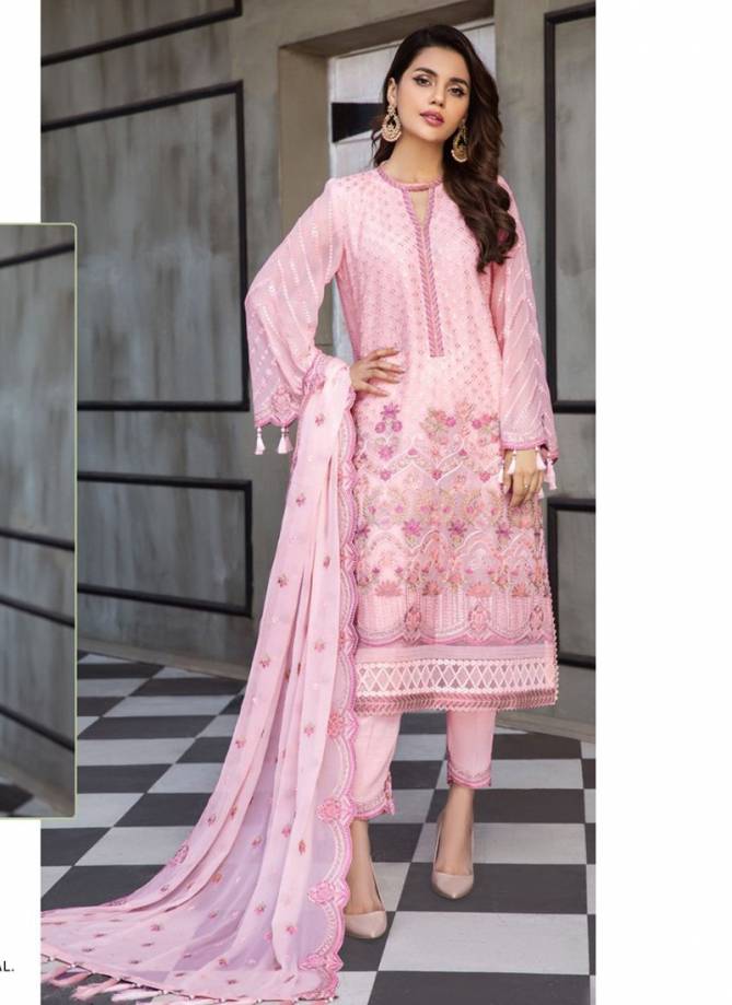 RAMSHA R-426 NX Heavy Festive Wear Georgette Embroidery Pakistani Salwar Suit Collection